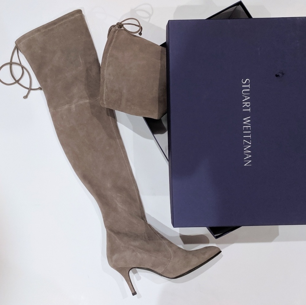 Reserved!🎉Stuart Weitzman Tiemodel OTK boots - Picture 2 of 8